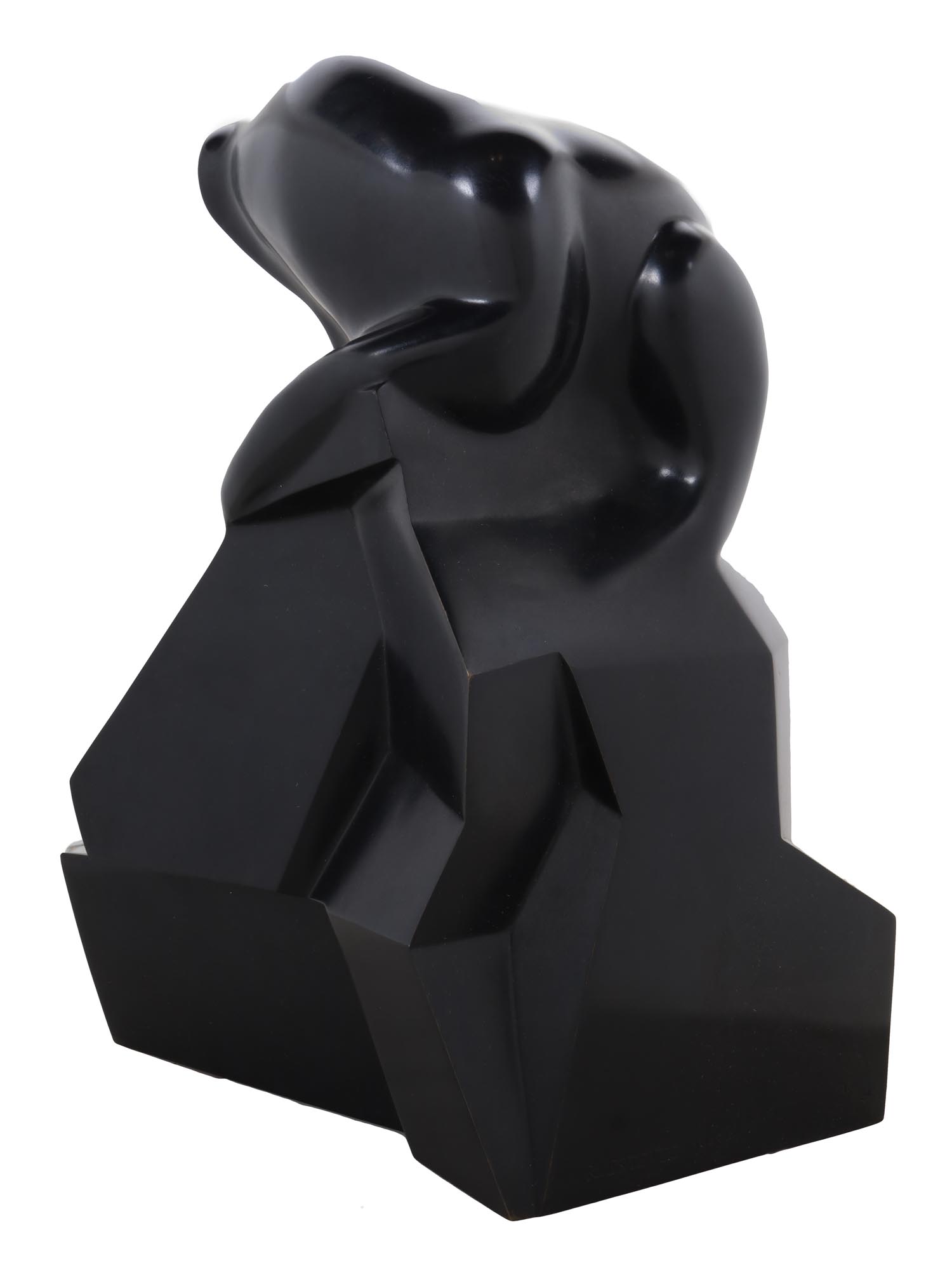 MODERN BRONZE PAVIAN SCULPTURE BY ROBERTO ESTEVEZ PIC-3